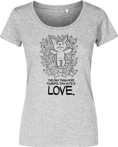 The only thing more powerful than hate is love.