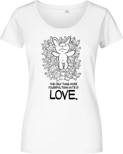 The only thing more powerful than hate is love.