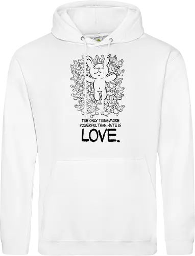 The only thing more powerful than hate is love.