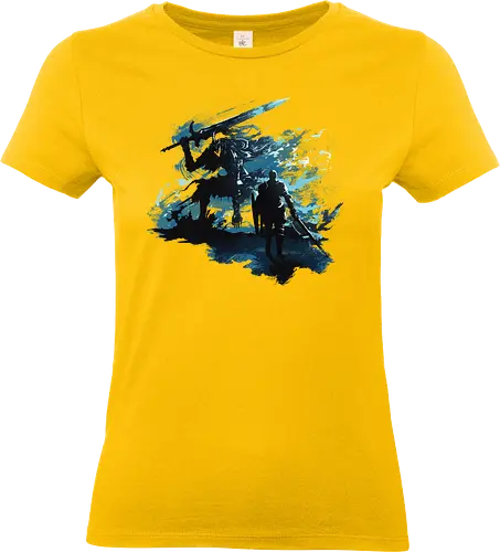 Soulslike - Einsamer Ritter Dunkle Fantasy - Soulslike, rpg - Standard T-Shirt (Frauen)