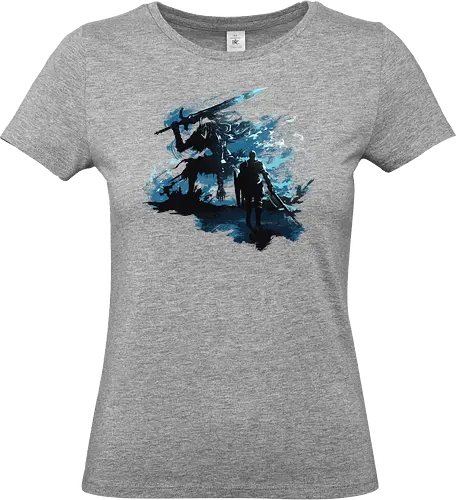 Soulslike - Einsamer Ritter Dunkle Fantasy - Soulslike, rpg - Standard T-Shirt (Frauen)