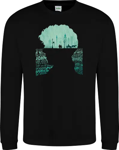 Sherlock BBC - London Silhouette 221B Baker Street