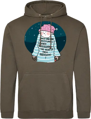Ratzefummel - Ringelpulliweisheit, Ringelpulli, Spruch, Weisheit, Lebensweisheit, handgezeichnet, Augeanhirn - Standard Hoodie