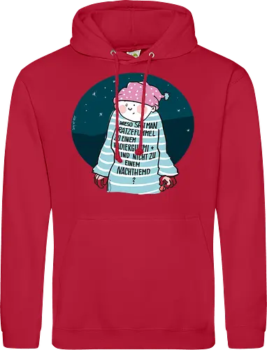 Ratzefummel - Ringelpulliweisheit, Ringelpulli, Spruch, Weisheit, Lebensweisheit, handgezeichnet, Augeanhirn - Standard Hoodie