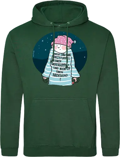 Ratzefummel - Ringelpulliweisheit, Ringelpulli, Spruch, Weisheit, Lebensweisheit, handgezeichnet, Augeanhirn - Standard Hoodie
