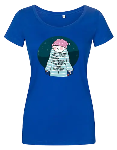 Ratzefummel - Ringelpulliweisheit, Ringelpulli, Spruch, Weisheit, Lebensweisheit, handgezeichnet, Augeanhirn - Damen T-Shirt