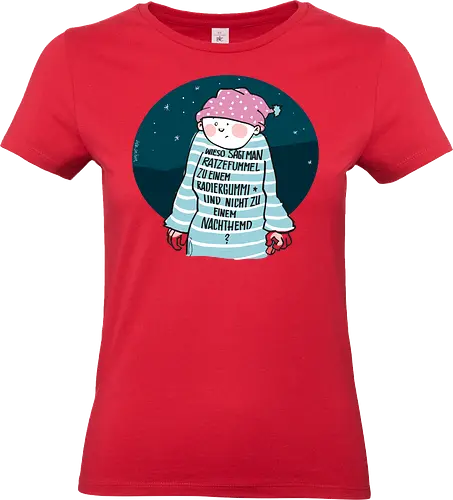 Ratzefummel - Ringelpulliweisheit, Ringelpulli, Spruch, Weisheit, Lebensweisheit, handgezeichnet, Augeanhirn - Standard T-Shirt (Frauen)