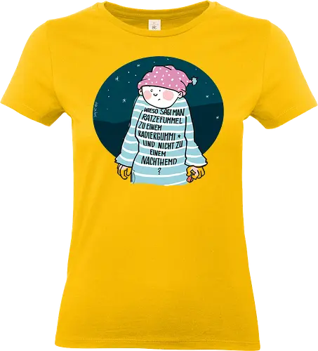 Ratzefummel - Ringelpulliweisheit, Ringelpulli, Spruch, Weisheit, Lebensweisheit, handgezeichnet, Augeanhirn - Standard T-Shirt (Frauen)