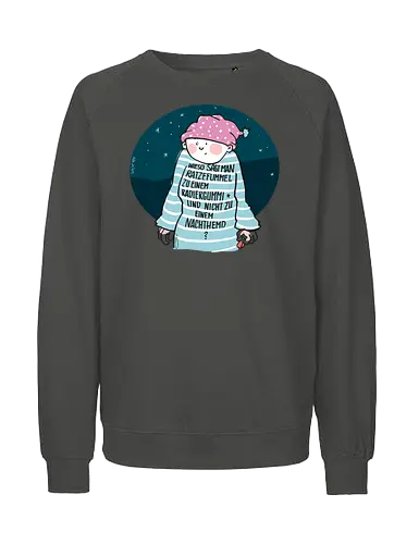 Ratzefummel - Ringelpulliweisheit, Ringelpulli, Spruch, Weisheit, Lebensweisheit, handgezeichnet, Augeanhirn - Fairtrade Sweatshirt