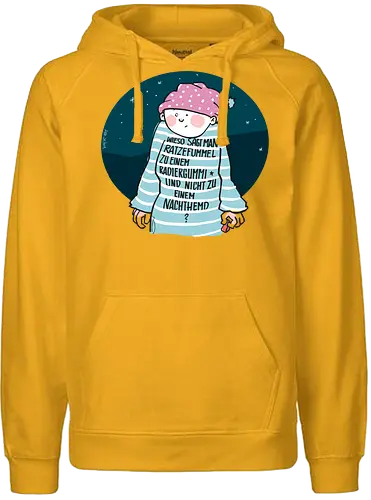 Ratzefummel - Ringelpulliweisheit, Ringelpulli, Spruch, Weisheit, Lebensweisheit, handgezeichnet, Augeanhirn - Fairtrade Hoodie