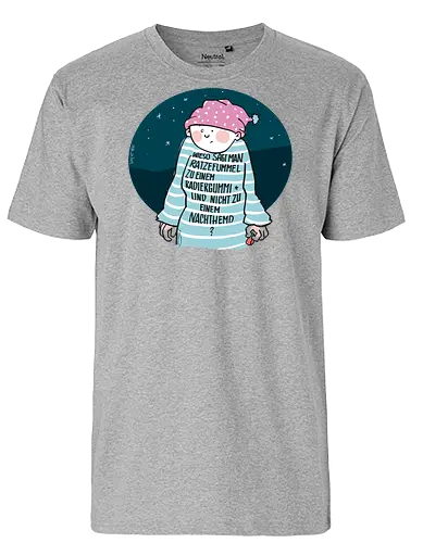 Ratzefummel - Ringelpulliweisheit, Ringelpulli, Spruch, Weisheit, Lebensweisheit, handgezeichnet, Augeanhirn - Fairtrade T-Shirt