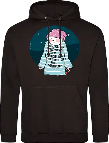 Ratzefummel - Ringelpulliweisheit, Ringelpulli, Spruch, Weisheit, Lebensweisheit, handgezeichnet, Augeanhirn - Standard Hoodie
