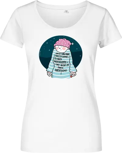 Ratzefummel - Ringelpulliweisheit, Ringelpulli, Spruch, Weisheit, Lebensweisheit, handgezeichnet, Augeanhirn - Damen T-Shirt