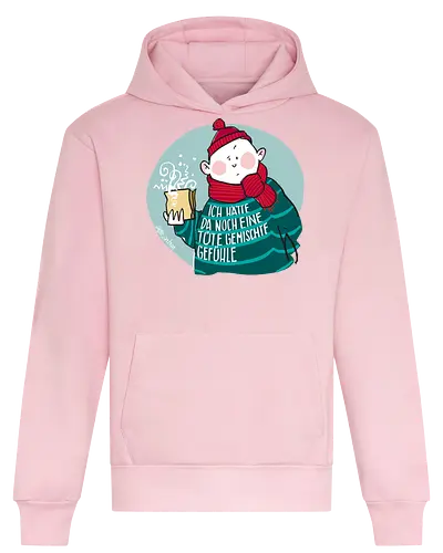 Gemischte Gefühle - Ringelpulliweisheit, Ringelpulli, Spruch, Weisheit, Lebensweisheit, handgezeichnet, Augeanhirn - Heavyweight Hoodie