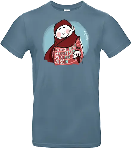 SUPER - Ringelpulliweisheit, Ringelpulli, Spruch, Weisheit, Lebensweisheit, handgezeichnet, Augeanhirn - Standard T-Shirt