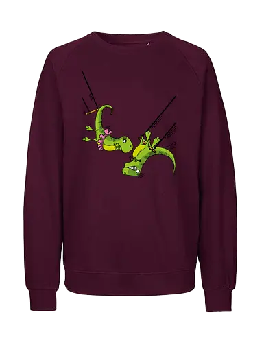 Acrobats - Acrobats, Circus, T-Rex, Dinosaurs - Fairtrade Sweatshirt