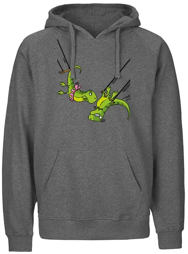 Acrobats - Acrobats, Circus, T-Rex, Dinosaurs - Fairtrade Hoodie