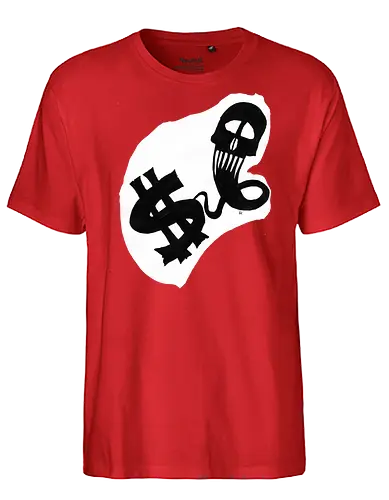 Money makes the world go 'round - Geld, Tod, Money, Death, Techbros - Fairtrade T-Shirt