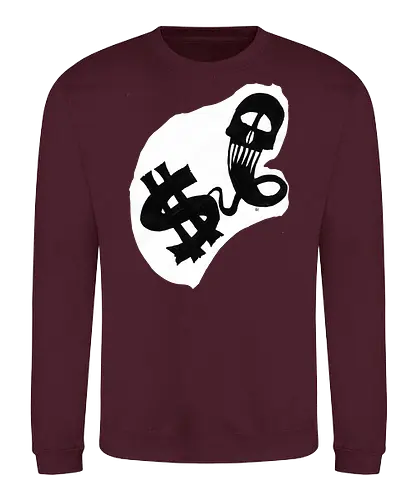 Money makes the world go 'round - Geld, Tod, Money, Death, Techbros - Sweatshirt
