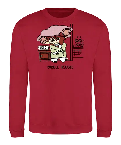Bubble Trouble - Gremlins, Bath, Movie - Sweatshirt