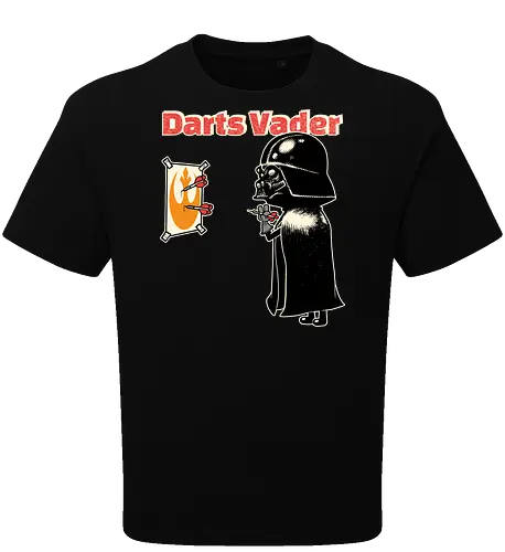 Darts Vader - Space Opera, Villain, Darts - Oversize T-Shirt