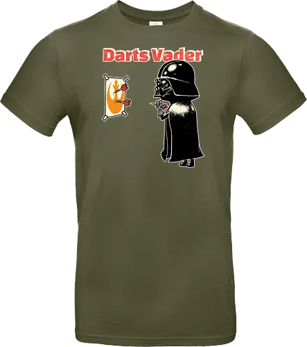 Darts Vader - Space Opera, Villain, Darts - Standard T-Shirt