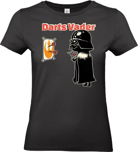 Darts Vader - Space Opera, Villain, Darts - Standard T-Shirt (Frauen)