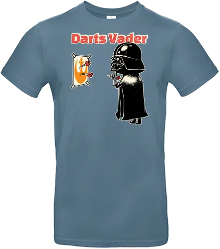 Darts Vader - Space Opera, Villain, Darts - Standard T-Shirt