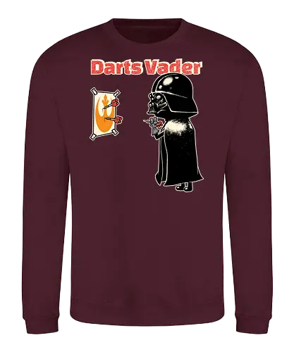 Darts Vader - Space Opera, Villain, Darts - Sweatshirt