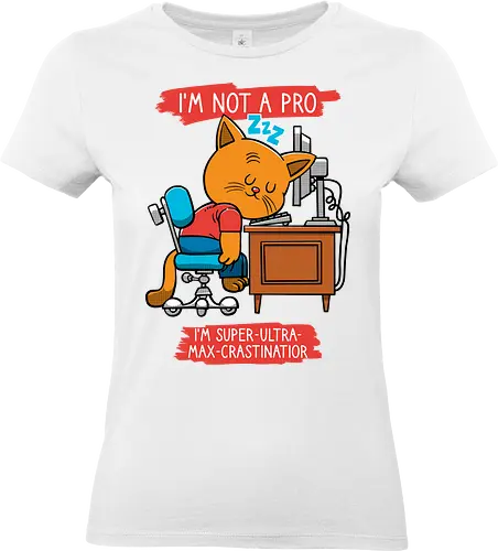 Expert - Cats, Office, Procrastinator - Standard T-Shirt (Frauen)