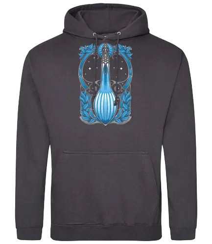Elf Phial Light Star Potion - Art Nouveau, Elfs, Elf, Phial, Light, Potions, Potion, Star, Medieval, Fantasy, Adventure, Books, Book, Bookworm, Magic, Magical, Movies, Movie - Standard Hoodie