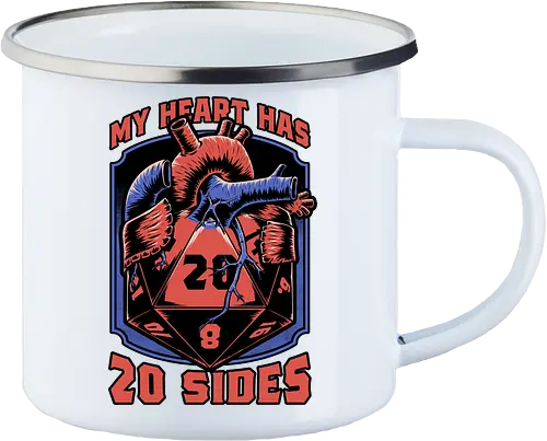 RPG d20 Dice Heart