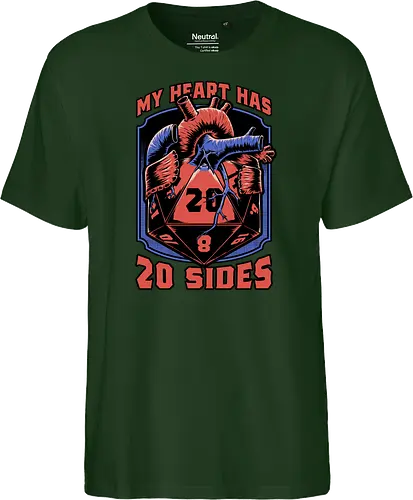 RPG d20 Dice Heart