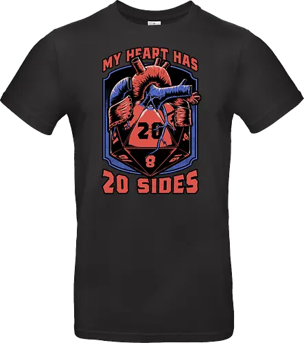 RPG d20 Dice Heart
