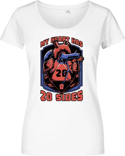 RPG d20 Dice Heart