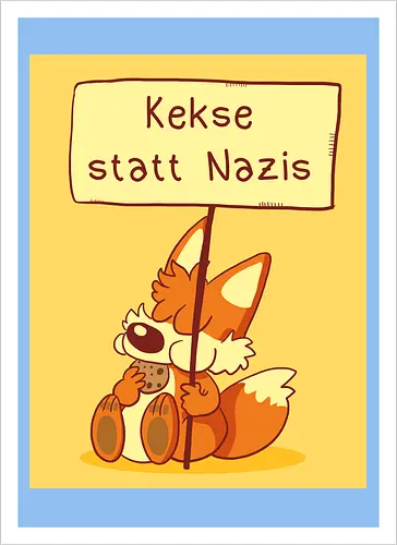 Kekse statt Nazis (mit Background)
