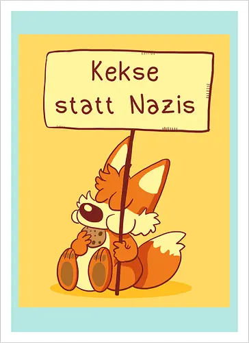 Kekse statt Nazis (mit Background)