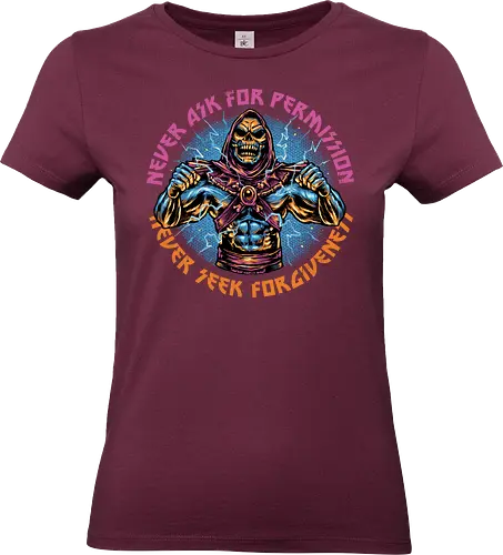 Skeletons Never Ask Permission - Comic, comic book, character, movie, animated, animation, villain, universe - Standard T-Shirt (Frauen)