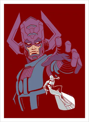 World Eater Cosmic Overlord Minimalist Comic Graphic