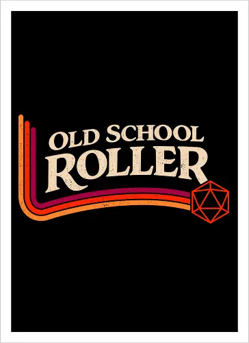 Old School Roller Retro RPG Dice
