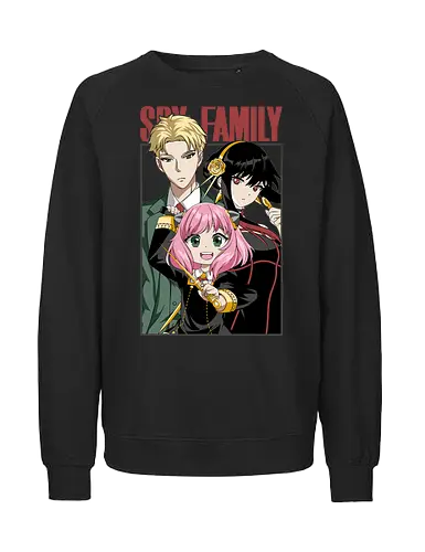 Spy x Family - forger family, action comedy anime, spy anime, manga anime, japanese anime, anime art, otaku style, spy x family, anime series - Fairtrade Sweatshirt
