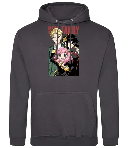 Spy x Family - forger family, action comedy anime, spy anime, manga anime, japanese anime, anime art, otaku style, spy x family, anime series - Standard Hoodie