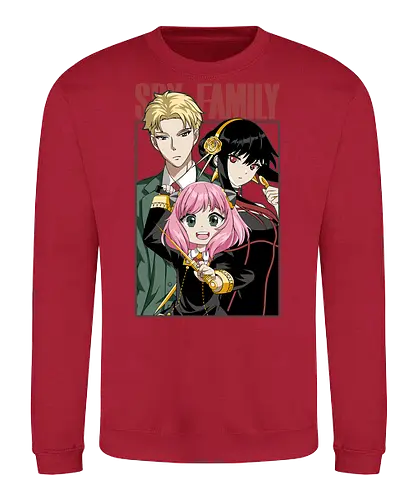 Spy x Family - forger family, action comedy anime, spy anime, manga anime, japanese anime, anime art, otaku style, spy x family, anime series - Sweatshirt