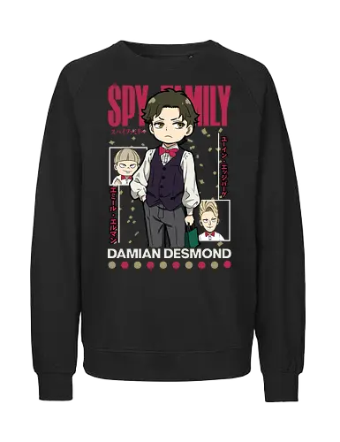 Damian Desmond Spy x Family - spy x family, damian desmond, anime boy, school anime, elite academy, tsundere anime, manga anime, japanese anime, anime art - Fairtrade Sweatshirt