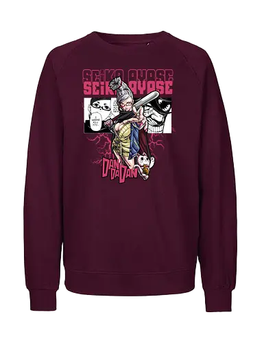 Seiko Ayase - dandadan, seiko ayase, spirit medium, supernatural anime, anime woman, manga anime, japanese anime, anime art, occult anime - Fairtrade Sweatshirt