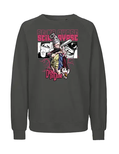 Seiko Ayase - dandadan, seiko ayase, spirit medium, supernatural anime, anime woman, manga anime, japanese anime, anime art, occult anime - Fairtrade Sweatshirt