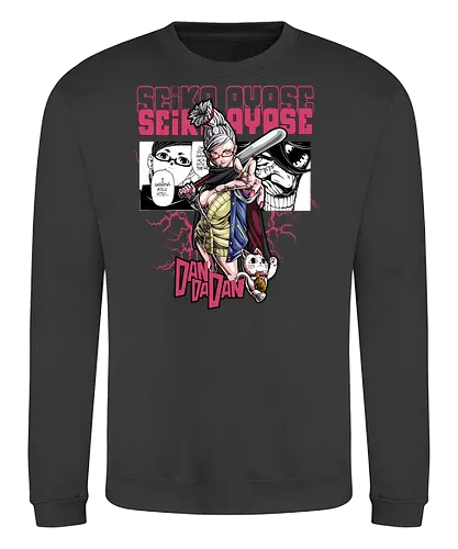 Seiko Ayase - dandadan, seiko ayase, spirit medium, supernatural anime, anime woman, manga anime, japanese anime, anime art, occult anime - Sweatshirt