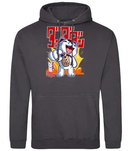 Turbo Cat - dandadan, possessed cat, urban legend, yokai anime, horror comedy anime, manga anime, japanese anime, anime illustration - Standard Hoodie