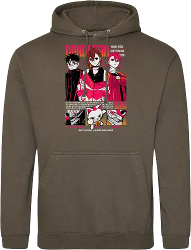 Dandadan - dandadan, paranormal anime, alien invasion, yokai battle, sci fi horror, action comedy manga, supernatural duo, japanese manga series, anime illustration - Standard Hoodie