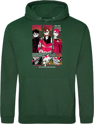 Dandadan - dandadan, paranormal anime, alien invasion, yokai battle, sci fi horror, action comedy manga, supernatural duo, japanese manga series, anime illustration - Standard Hoodie